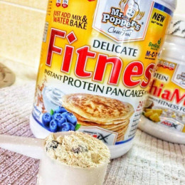 Замінник харчування Mr.Popper´s-  Fitness Protein Pancakes 800g (Blueberry yogurt) Amix Nutrition