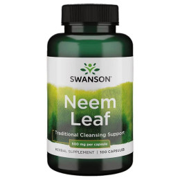 Лист німу Neem Leaf 500 mg 100 caps Swanson