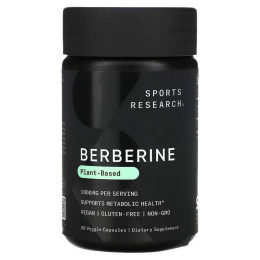 Берберін Berberine 500mg 60 veggie capsules Sports Research