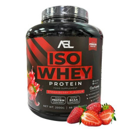 Протеїн Iso Whey Protein 2000g (Strawberry) All Sports Labs