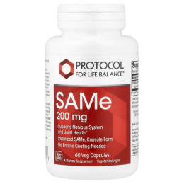 SAMe , 200 mg, 60 Veg Capsules