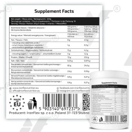 Протеїн Vegan Protein 500g (Chocolate banana) IronFlex