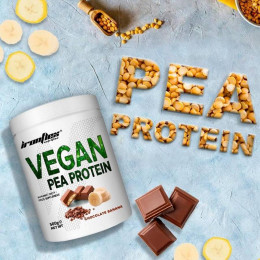Протеїн Vegan Protein 500g (Chocolate banana) IronFlex