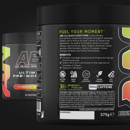 Передтренувальний стимулятор Applied Nutrition ABE (All Black Everything) 375 g (Strawberry Mojito) Applied Nutrition