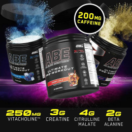 Передтренувальний стимулятор Applied Nutrition ABE (All Black Everything) 375 g (Bubble Gum Crush) Applied Nutrition