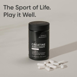 Креатин Sports Research Creatine Monohydrate 120 Veggie Capsules (1.25 g per Capsule) Sports Research