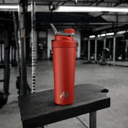 Сталевий шейкер Syntrax Steel Aerobottle 946ml (Red) Syntrax