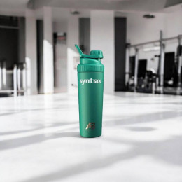 Сталевий шейкер Syntrax Steel Aerobottle 946ml (Teal) Syntrax
