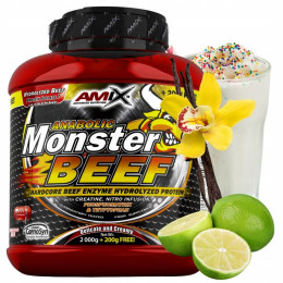 Протеїн Anabolic Monster BEEF 90% Protein 2200g (Vanilla-lime) Amix Nutrition