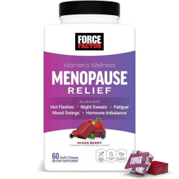 Комплекс для полегшення менопаузи Force Factor Menopause Relief 60 Soft Chews (Mixed Berry)