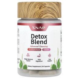 Комплекс для детоксикацї Snap Supplements Detox Blend Advanced Cleansing 60 Capsules