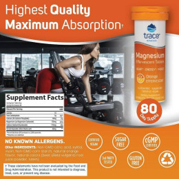 Магній Trace Minerals Research Magnesium Effervescent 10 tabl (Orange) Trace Minerals Research