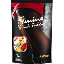 Протеїн  Protein Femine 1000g (Банан- суниця) Power Pro
