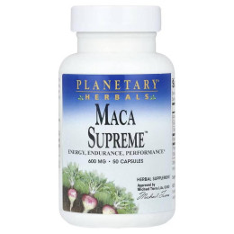 Добавка Maca Supreme™, 600 mg , 50 Capsules Planetary Herbals