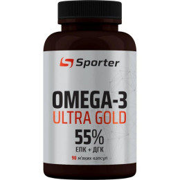 Омега-3 Sporter Omega-3 Ultra Gold 55% 90 м'яких капсул Sporter