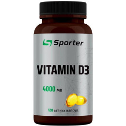 Вітамін D3 Sporter Vitamin D3 4000 МО 120 софт гель Sporter