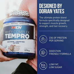 Протеїн DORIAN YATES NUTRITION WHEY TEMPRO PROTEIN COMPLEX 2270 G (BANANA) Dorian Yates