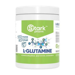 Амінокислота глутамін Stark Pharm L-Glutamine 400g Stark Pharm