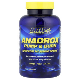 Передтренувальний комплекс Mhp Anadrox Pump & Burn 112 Capsules MHP