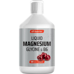 Liquid Magnesium Glycinate&B6 500 мл (Вишня) Sporter