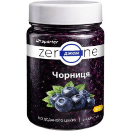 Джем Sporter Zero One ягідний 300 г (Чорниця) Sporter