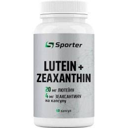 Лютеїн + зеаксантин Sporter Lutein + Zeaxanthin 60 капс Sporter