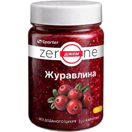 Джем Sporter Zero One ягідний 300 г (Журавлина) Sporter