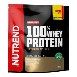 Протеїн Nutrend 100% Whey Protein 800g (Banana+strawberry) Nutrend