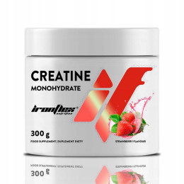 Креатин Моногідрат IronFlex Creatine Monohydrate 300g (Strawberry) IronFlex