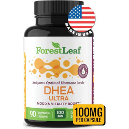 ДГЕА Forest Leaf DHEA Ultra 100 mg 90 Vegetable Capsules