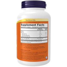 Лляна олія Now 1000mg 250 softgel NOW