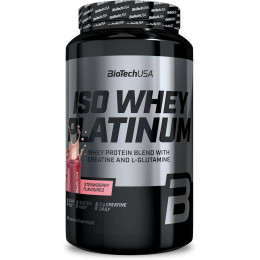 Протеїн BioTech Iso Whey Platinum 908g (Strawberry) BioTech