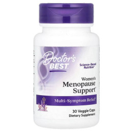 Комплекс підтримка під час менопаузи Doctor's Best Women's Menopause Support 30 Veggie Caps Doctor's Best