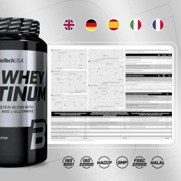 Протеїн BioTech Iso Whey Platinum 908g (Coconut-mango) BioTech