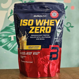 Протеїн Biotech IsoWhey Zero NEW! 454g (Catalan caramel cream) BioTech
