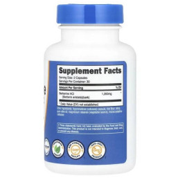Берберин Nutricost Berberine, 60 Capsules (600 mg per Capsule)