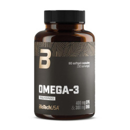 BioTech Omega 3 Triglycerides (60 softgel caps)