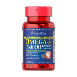 Puritan's Pride Omega-3 Fish Oil 1290 mg (60 mini gels)